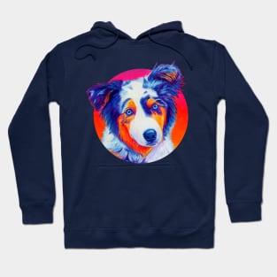 Blue Merle Australian Shepherd Puppy Hoodie